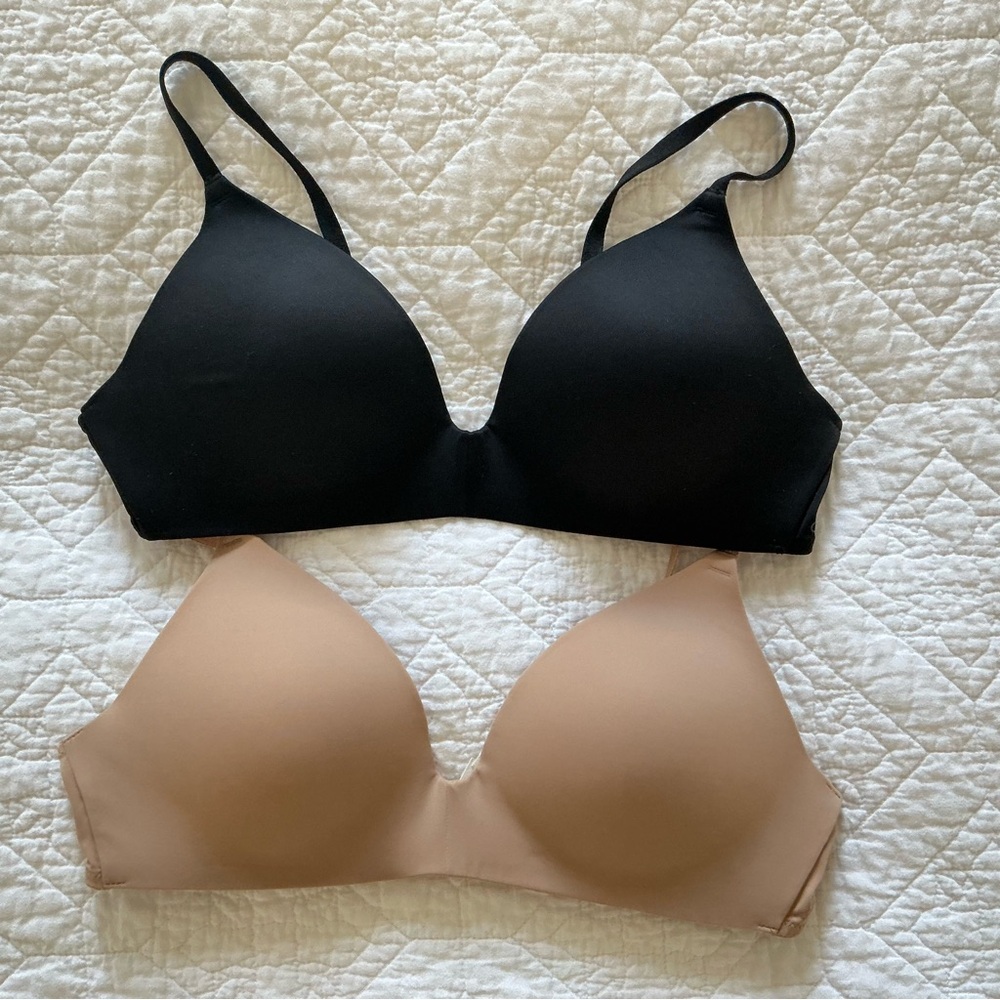 Victoria's Secret Wear Everywhere Push-up Wireless Bra Bundle 32D